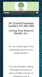 Mobile Screenshot of livingtreenaturalhealth.com